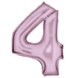 86cm Silk Lustre Pink Foil Balloon - 4