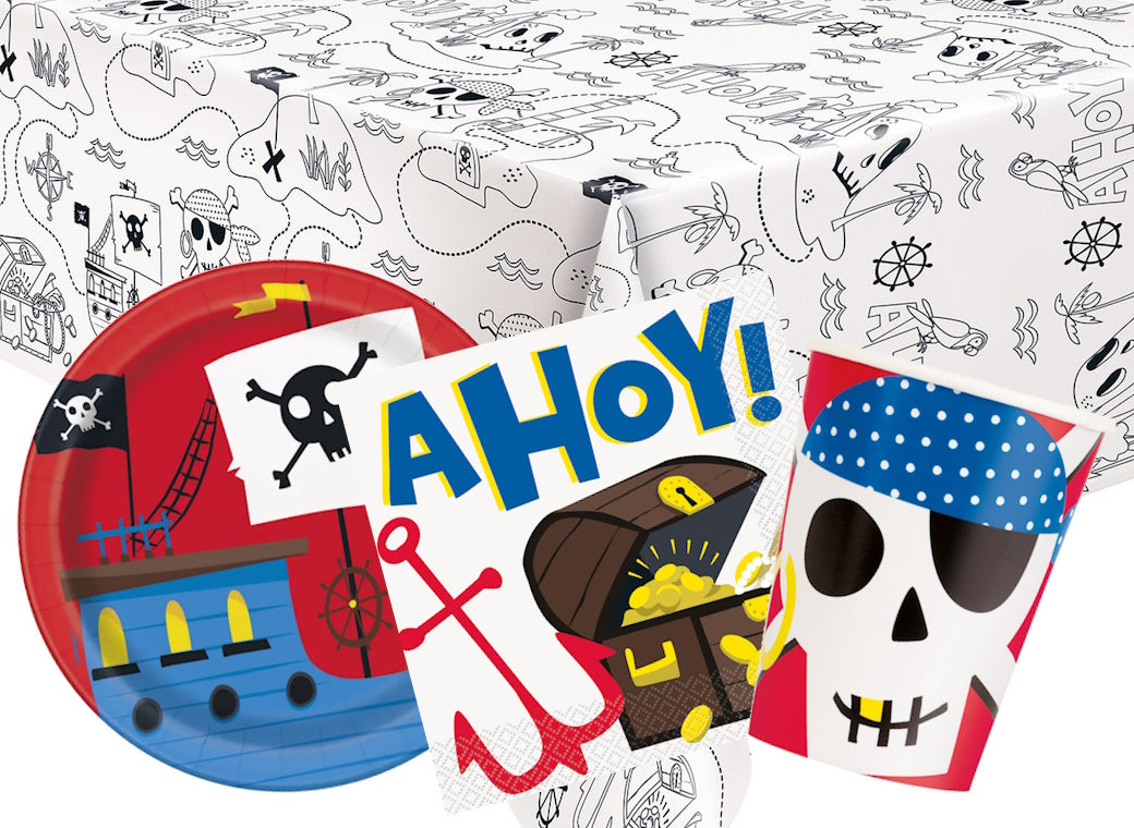 Ahoy Pirate Party Pack for 8