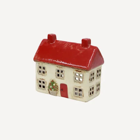 Alsace Tea Light Cottage Christmas Stone