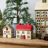 Alsace Tea Light Cottage Christmas Stone