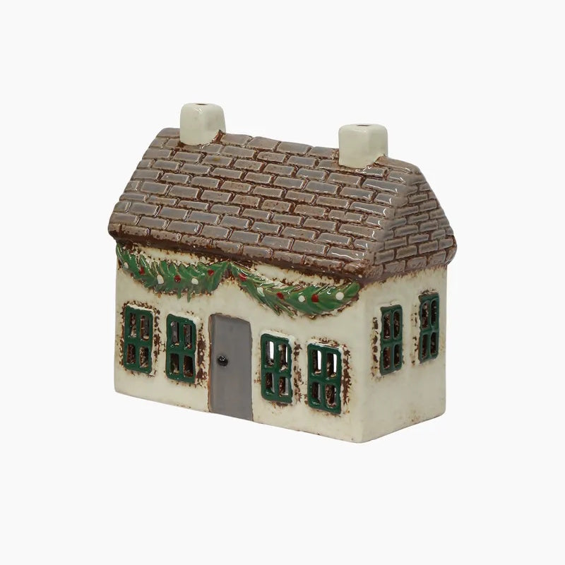 Alsace Tea Light Cottage with Swag