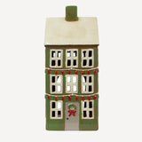 Alsace Tea Light Grande Chalet Christmas Green
