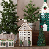 Alsace Tea Light House Stone with Pots Medium