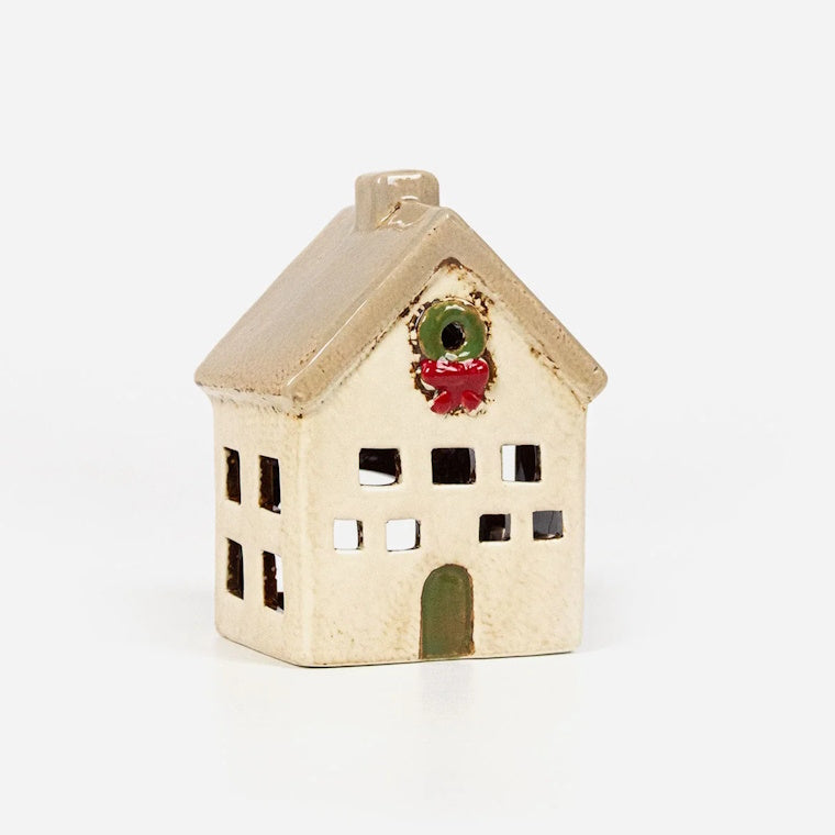 Alsace Tea Light Villa Christmas Stone