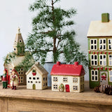 Alsace Tea Light Villa Christmas Stone