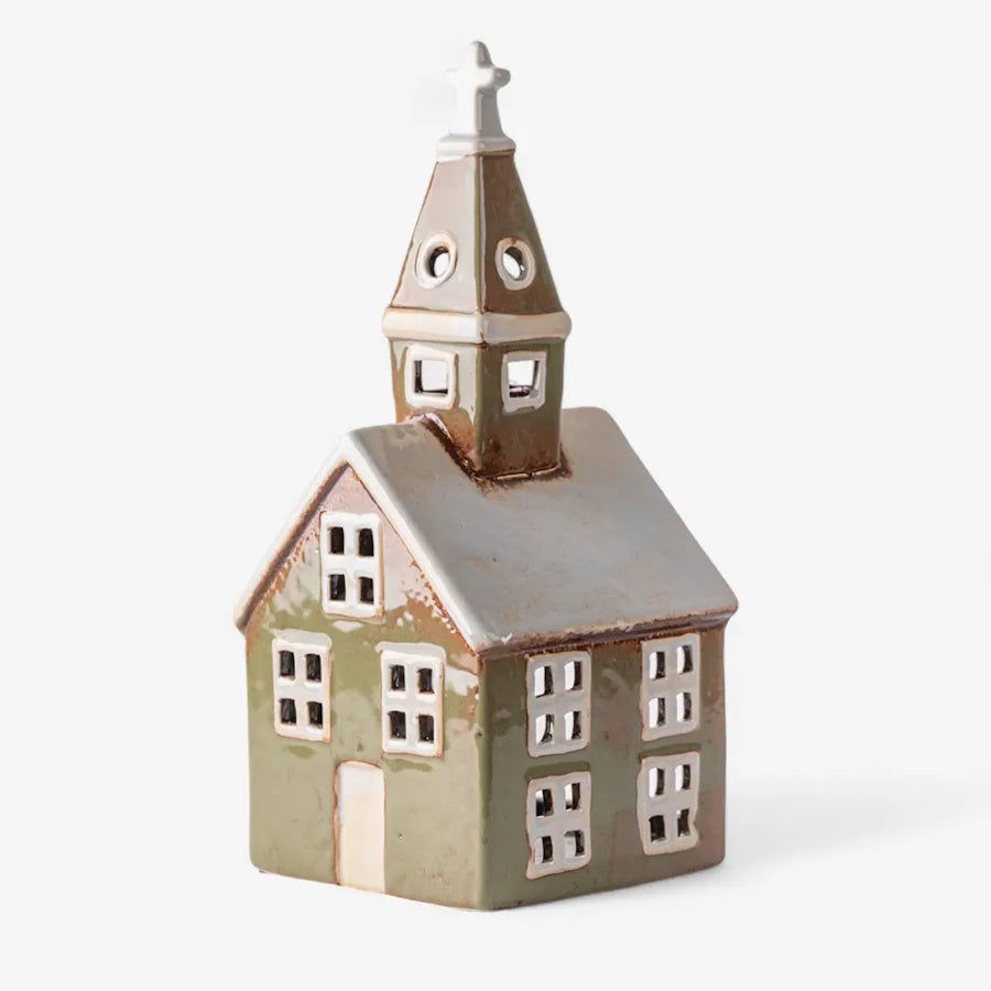 Alsace Tea Light Church Olive Green – Sweet Pea Parties