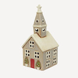 Alsace Tea Light Church Christmas Stone