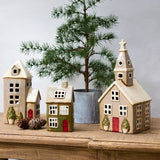Alsace Tea Light Church Christmas Stone