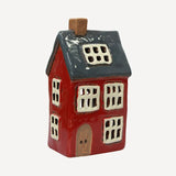 Alsace Tea Light House Navy Roof