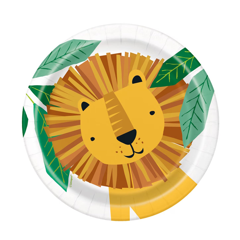 Animal Safari Lunch Plates 8pk