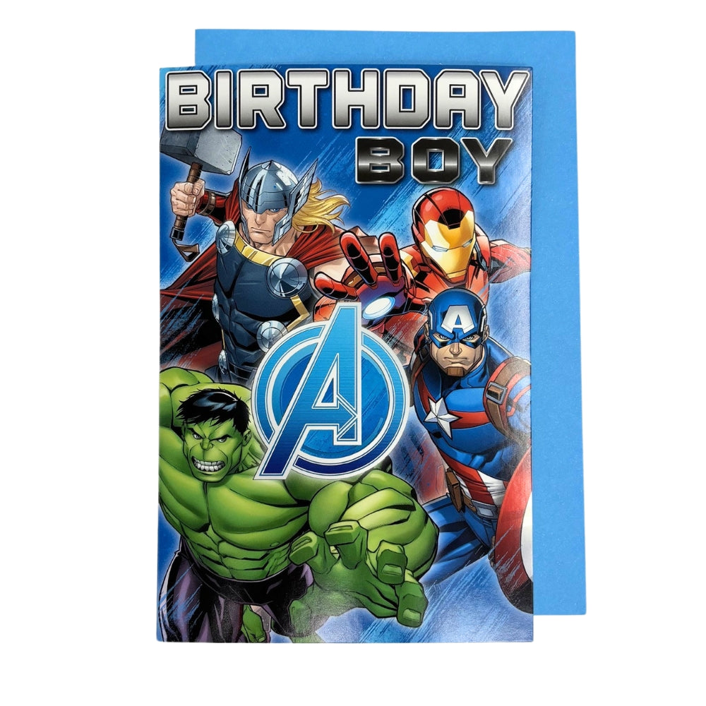 Avengers Birthday Card