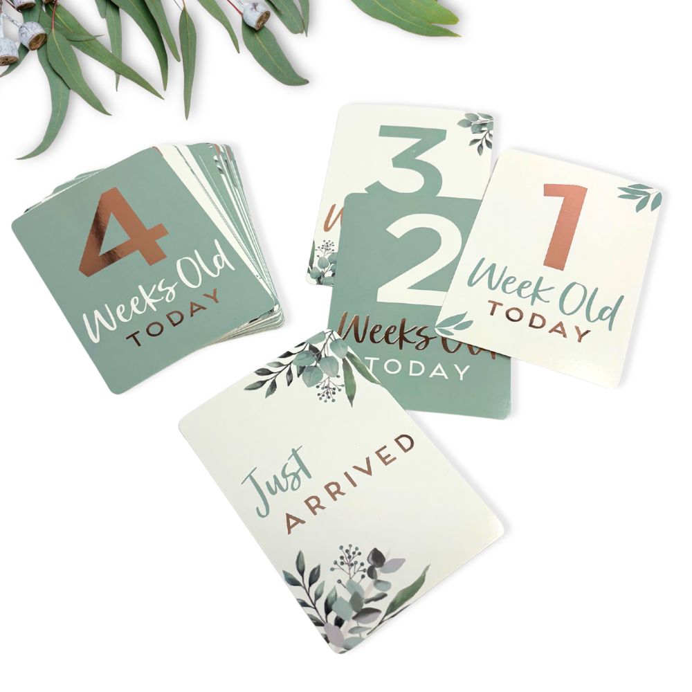 Botanical Baby Milestone Cards 30pk
