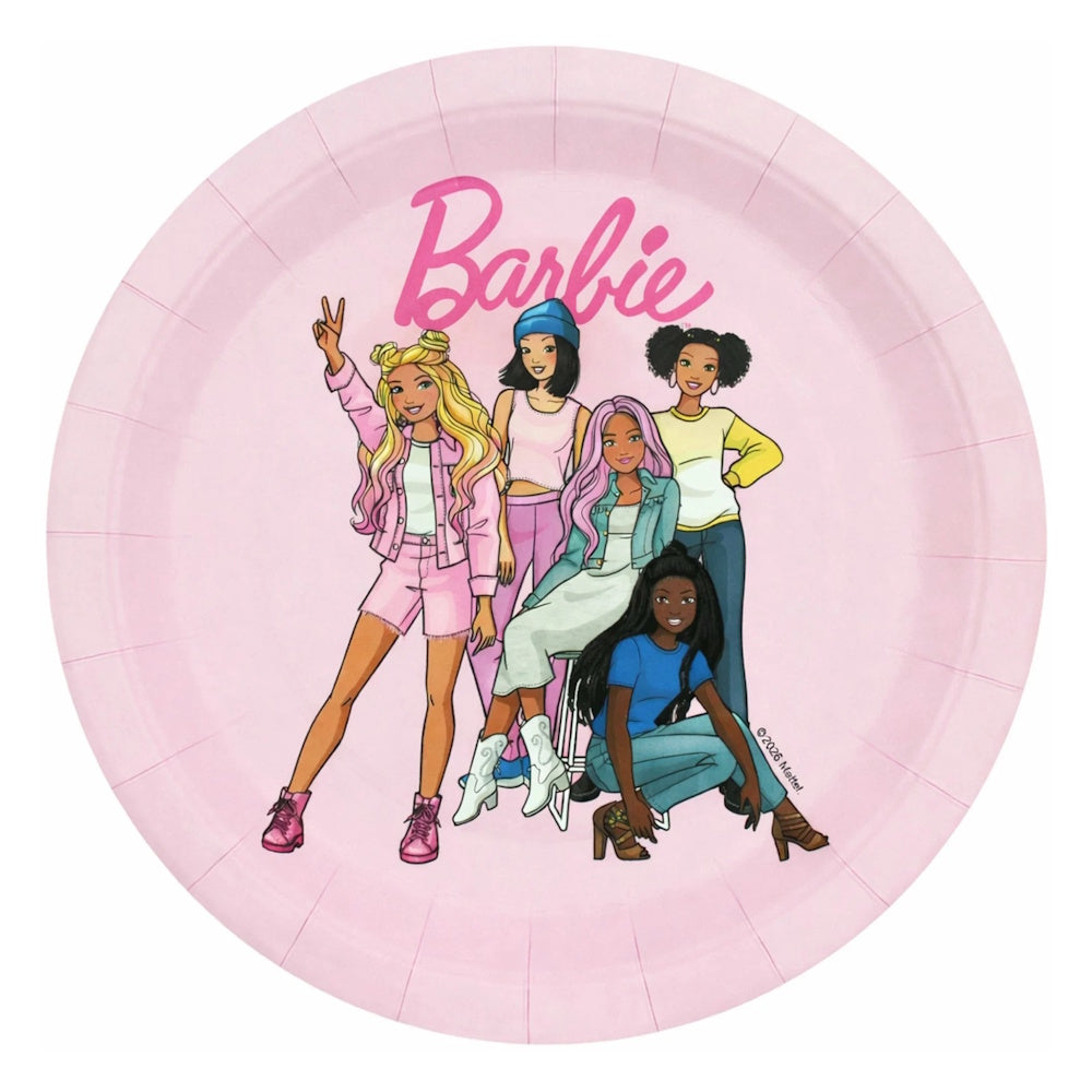 Barbie & Friends Plates 8pk