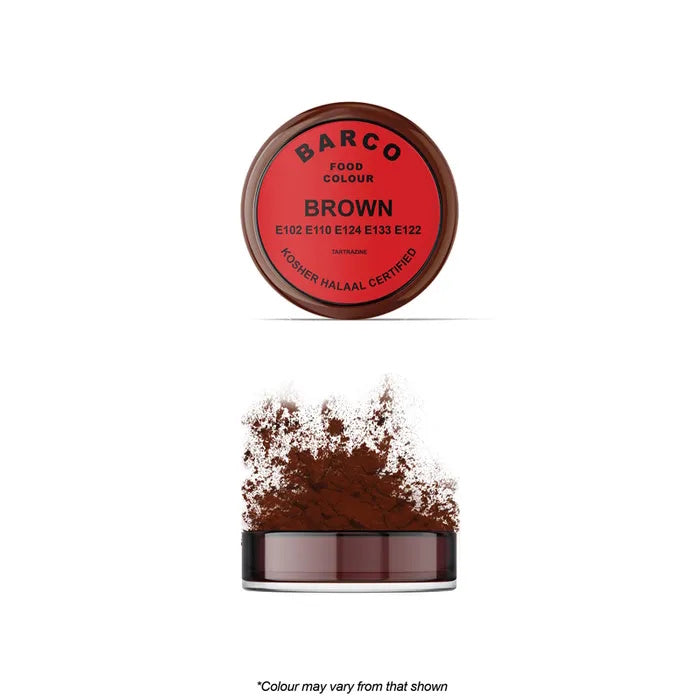 Barco Red Label Food Colour / Dust - Brown