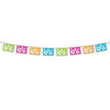 Luau Hibiscus Pennant Banner