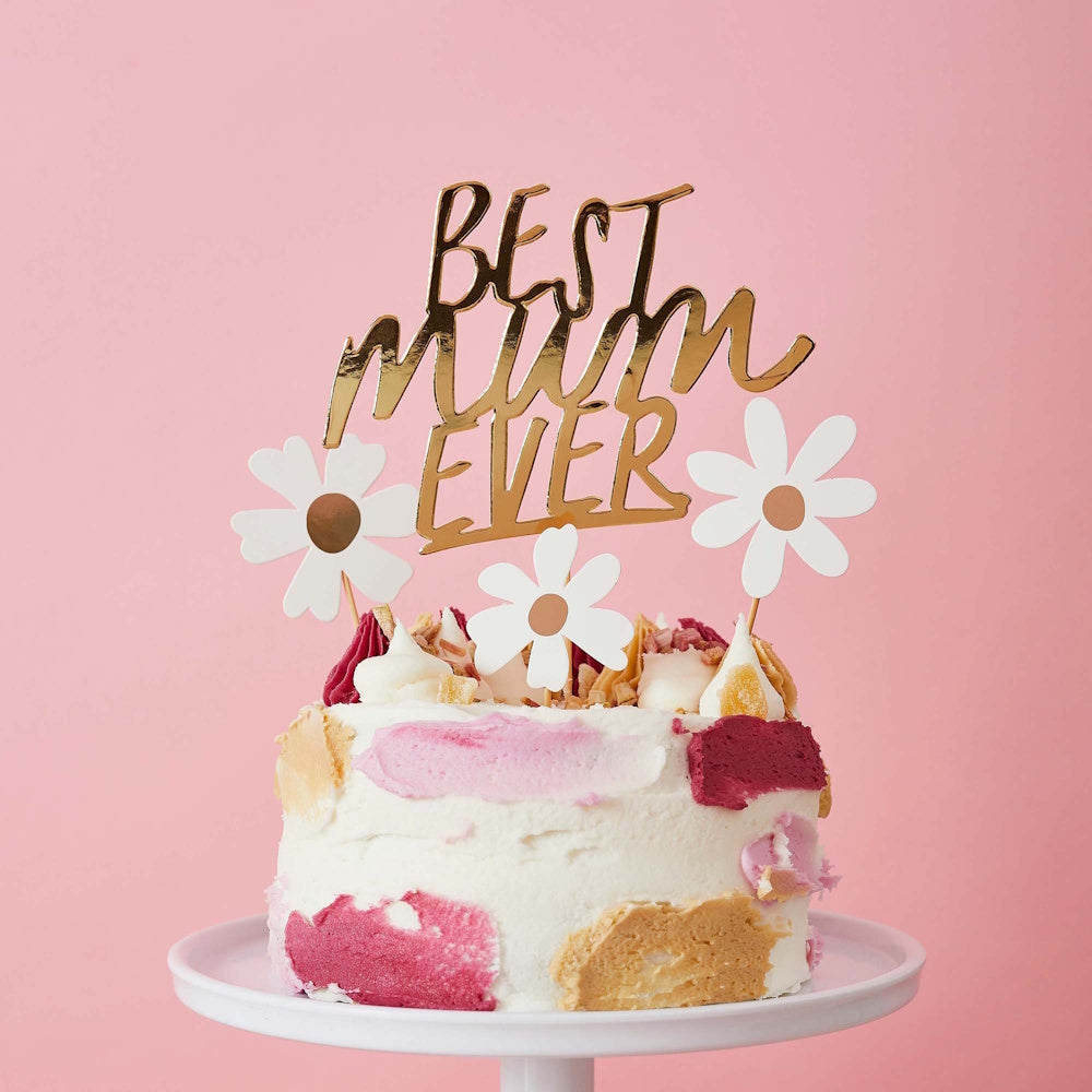 Best Mum Ever Cake Topper Set