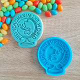 Best Teacher in the World Cookie Cutter & Embosser