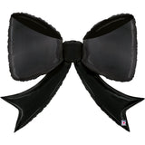 Black Bow Shaped Foil Balloon