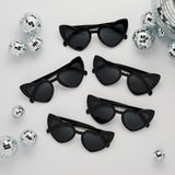 Black Heart Shaped Sunglasses 5pk