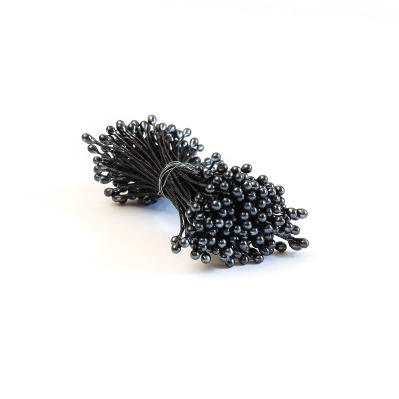 Black Medium Pearl Stamens