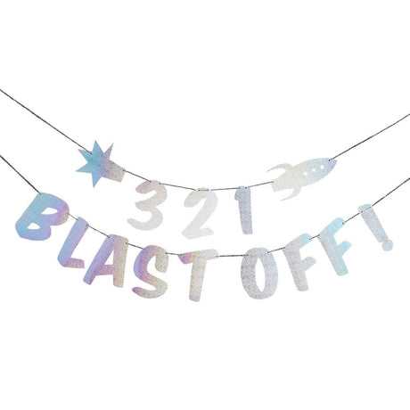 Blast Off 3-2-1 Banner