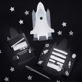 Blast Off Space Shuttle Party Invitations 10pk