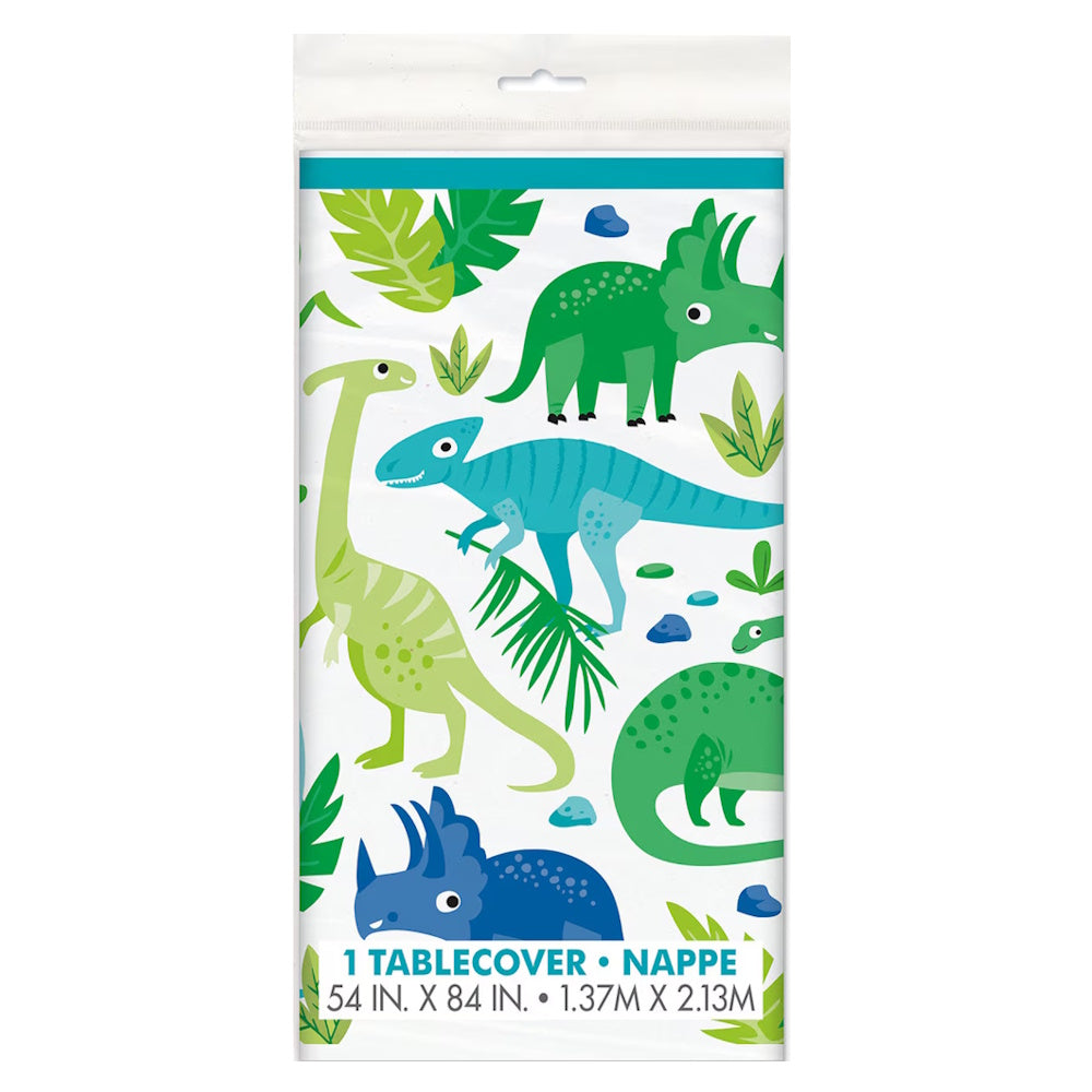 Blue & Green Dinosaur Tablecover