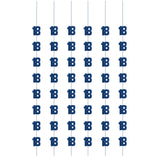 Glitz Blue String Decorations - 18
