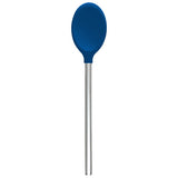 Blue Silicone Mixing Spoon with SS Handle