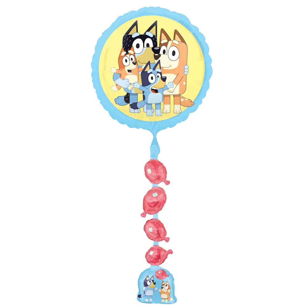 Bluey Airwalker Foil Balloon with Inflatable Tail