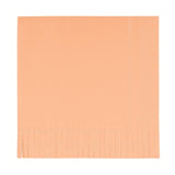 Boho Peach Fringed Lunch Napkins 16pk