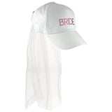 Bride Baseball Cap with Veil