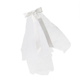Bride to Be White Bow & Veil