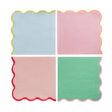 Bright Banquet Wavy Napkins 16pk