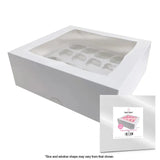 Cake Craft Cupcake Box 12-Hole 4in High (Wrapped)