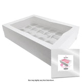 Cake Craft Cupcake Box 24-Hole 4in High (Wrapped)