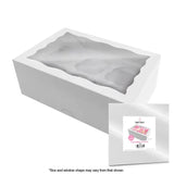 Cake Craft Cupcake Box 6-Hole 3in High (Wrapped)