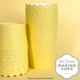 Cake Craft Baking Cups 24pk - Pastel Yellow