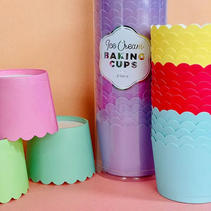 Cake Craft Baking Cups 24pk - Red