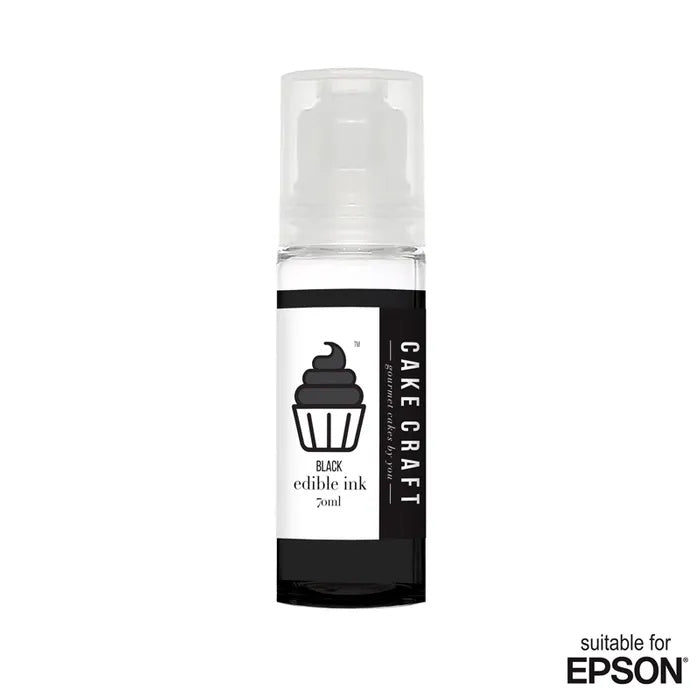 Cake Craft Epson Edible Ink Refill Bottle - Black