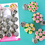 Cake Craft 13 Piece Russian Piping Tip Set