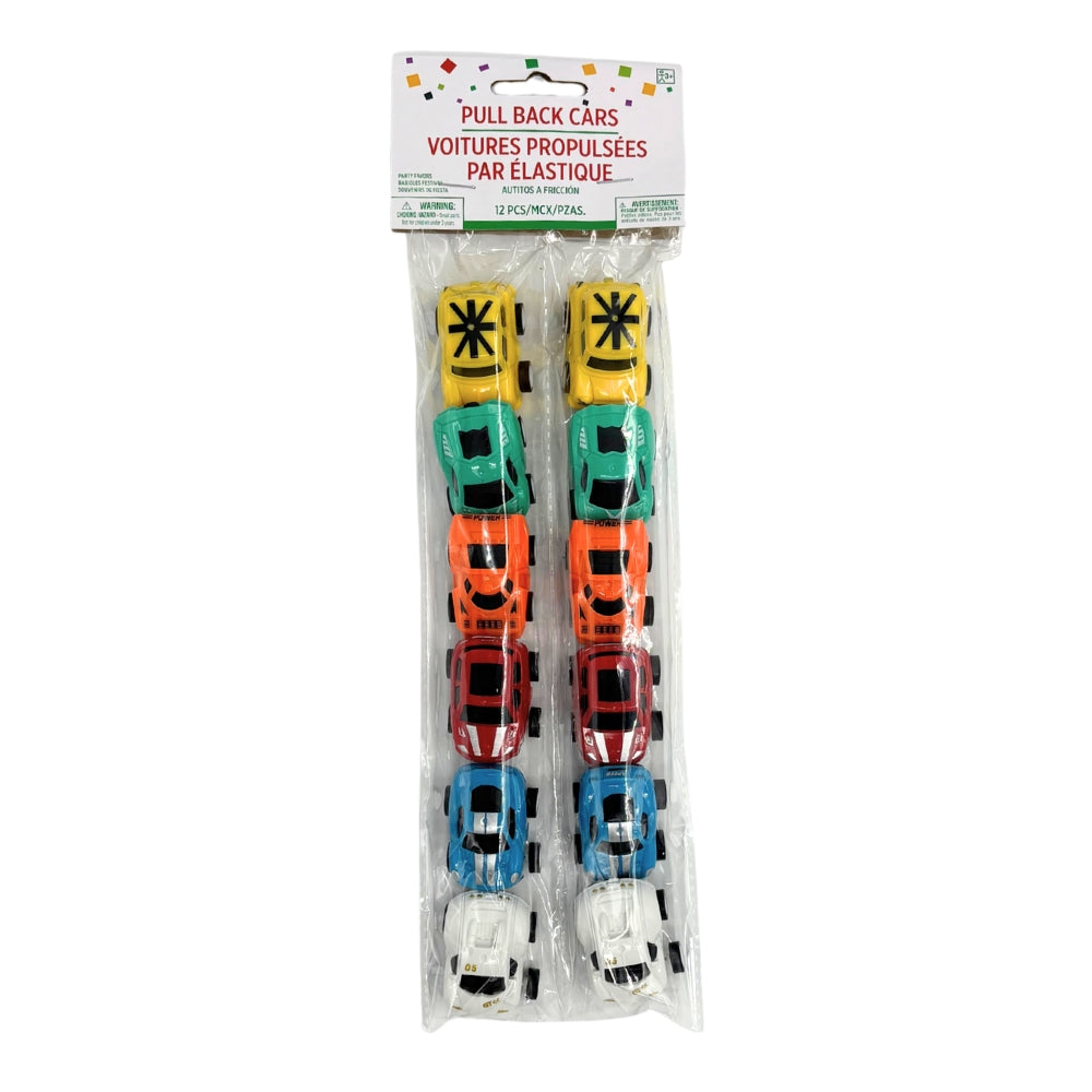 Mini Pull Back Cars 12pk