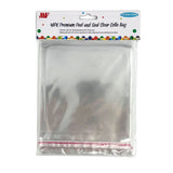 Clear Cellophane Bags (16cm x 16cm) 40pk