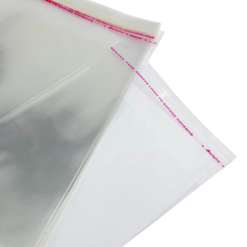 Clear Cellophane Bags (12cm x 16cm) 50pk