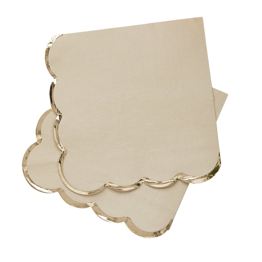 Champagne Lunch Napkins 16pk