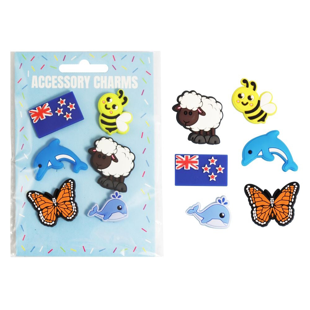 Kiwi Icons Charms 6pk