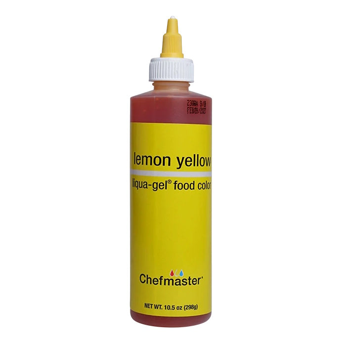 Chefmaster Liqua-Gel Lemon Yellow 10.5oz (298g)