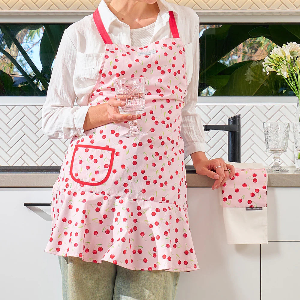Annabel Trends Cherrylicious Cotton Hostess Apron