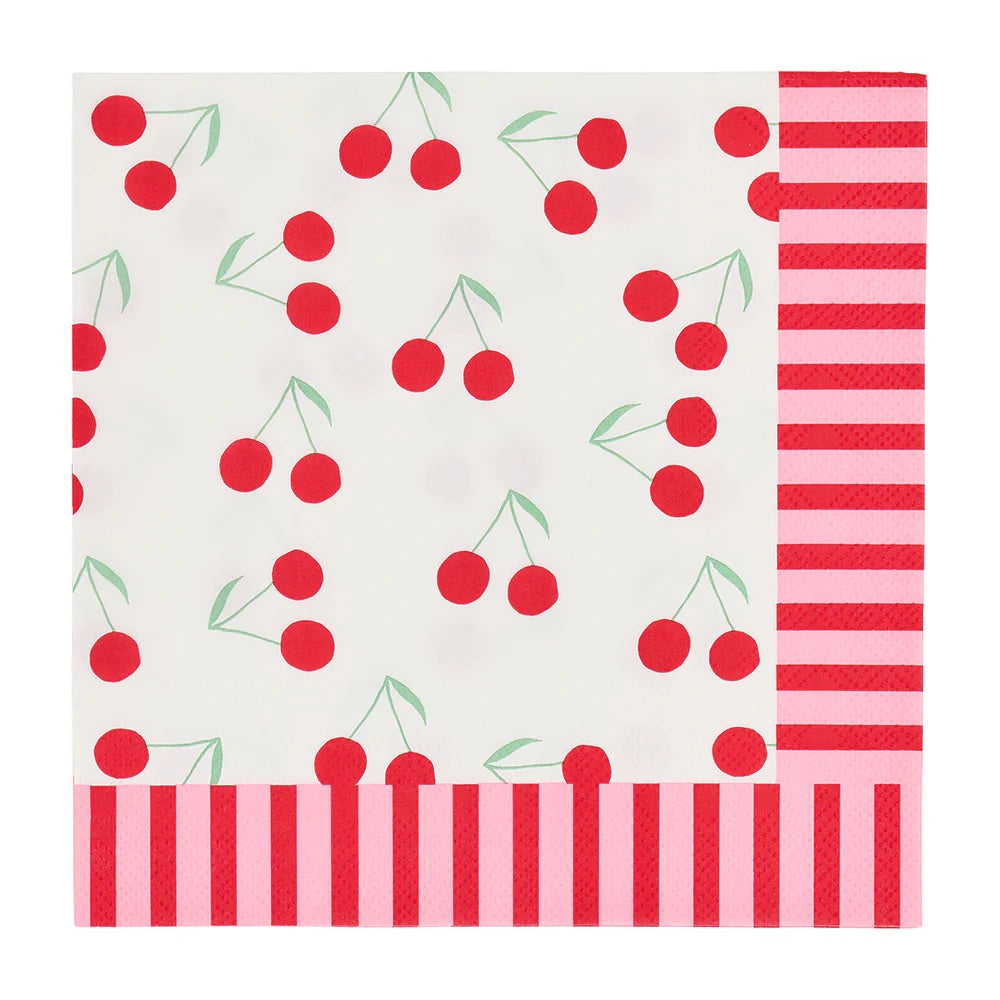 Annabel Trends Cherrylicious Lunch Napkins 20pk