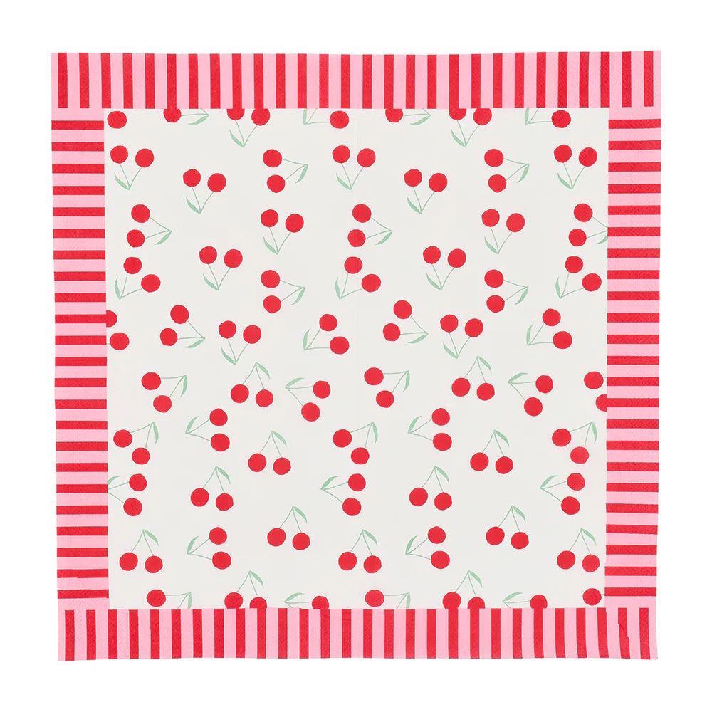 Annabel Trends Cherrylicious Lunch Napkins 20pk